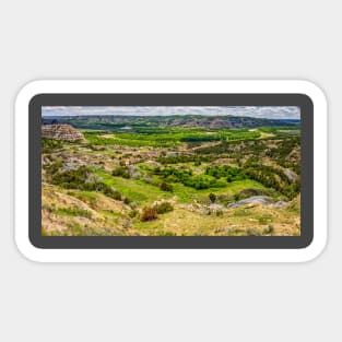 Oxbow Overlook at Theodore Roosevelt National Park North Unit Sticker